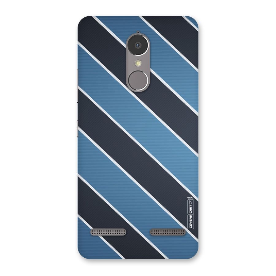 Blue Black Stripes Back Case for Lenovo K6 Power