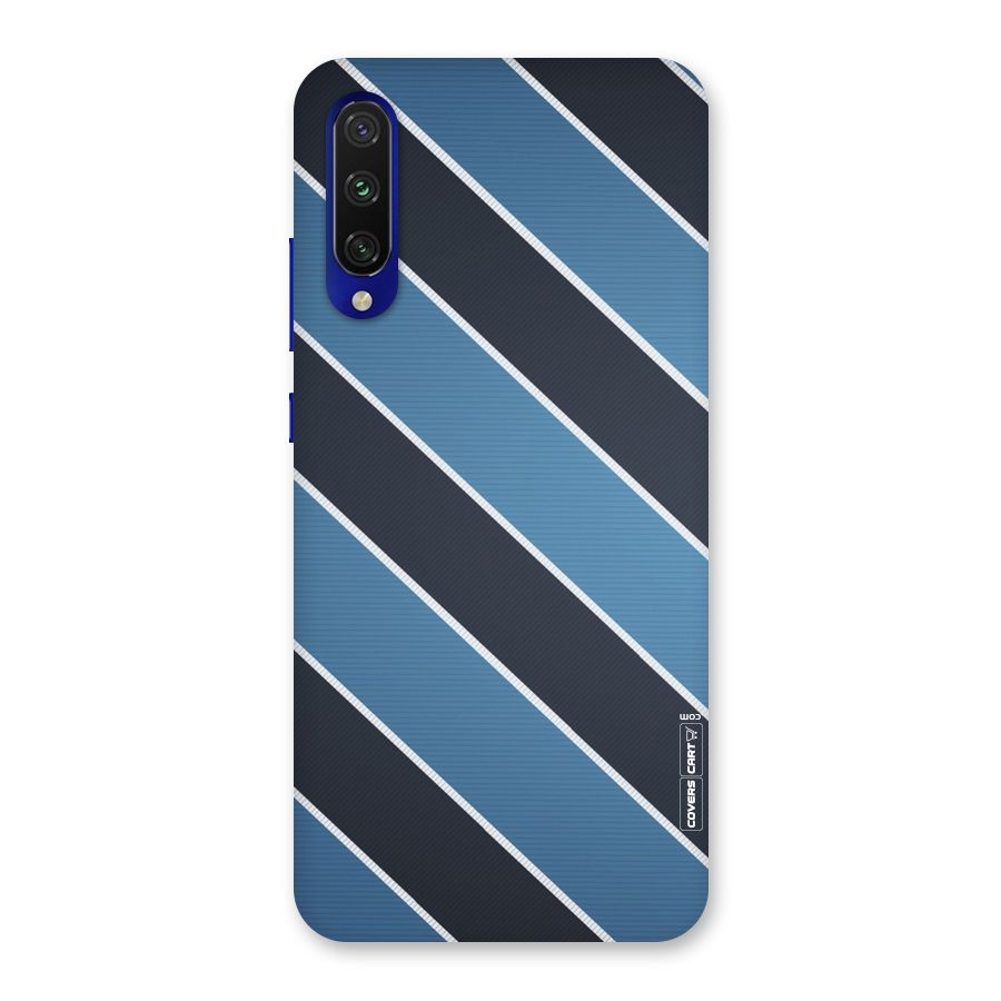 Blue Black Stripes Back Case for Mi A3