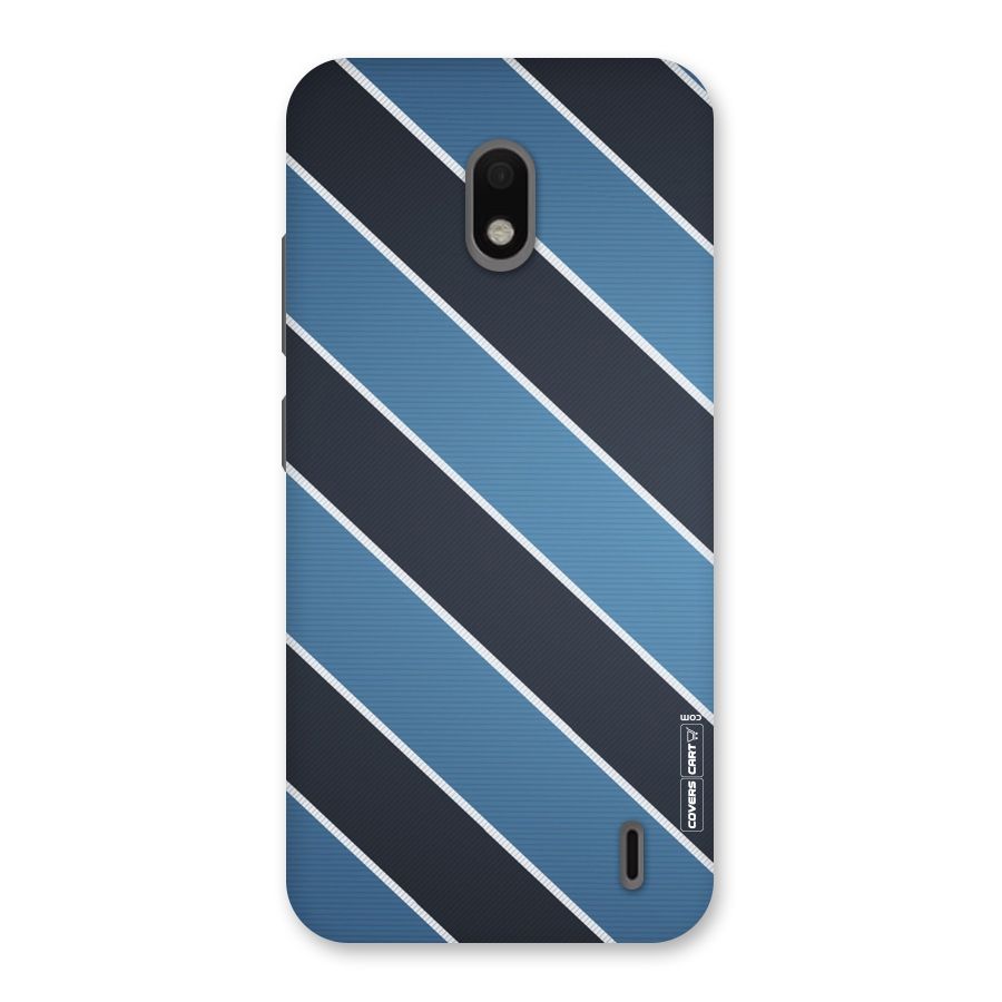 Blue Black Stripes Back Case for Nokia 2.2