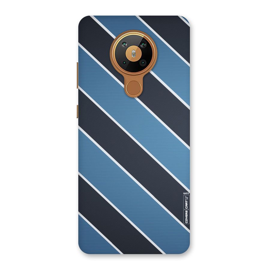 Blue Black Stripes Back Case for Nokia 5.3