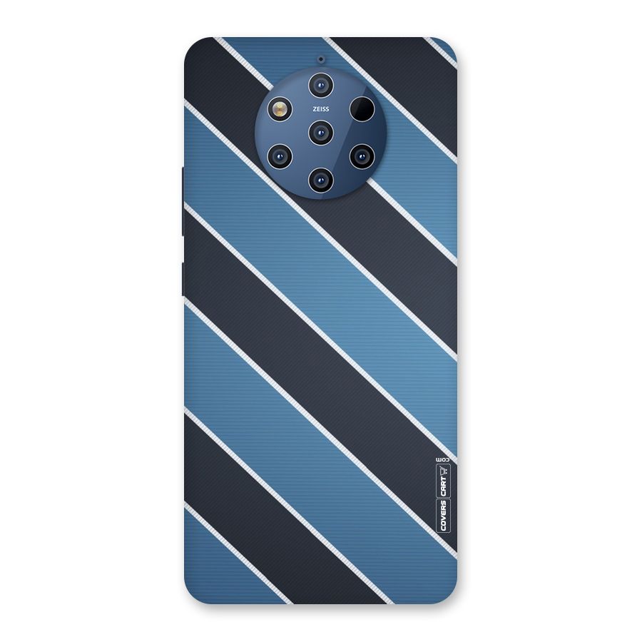 Blue Black Stripes Back Case for Nokia 9 PureView