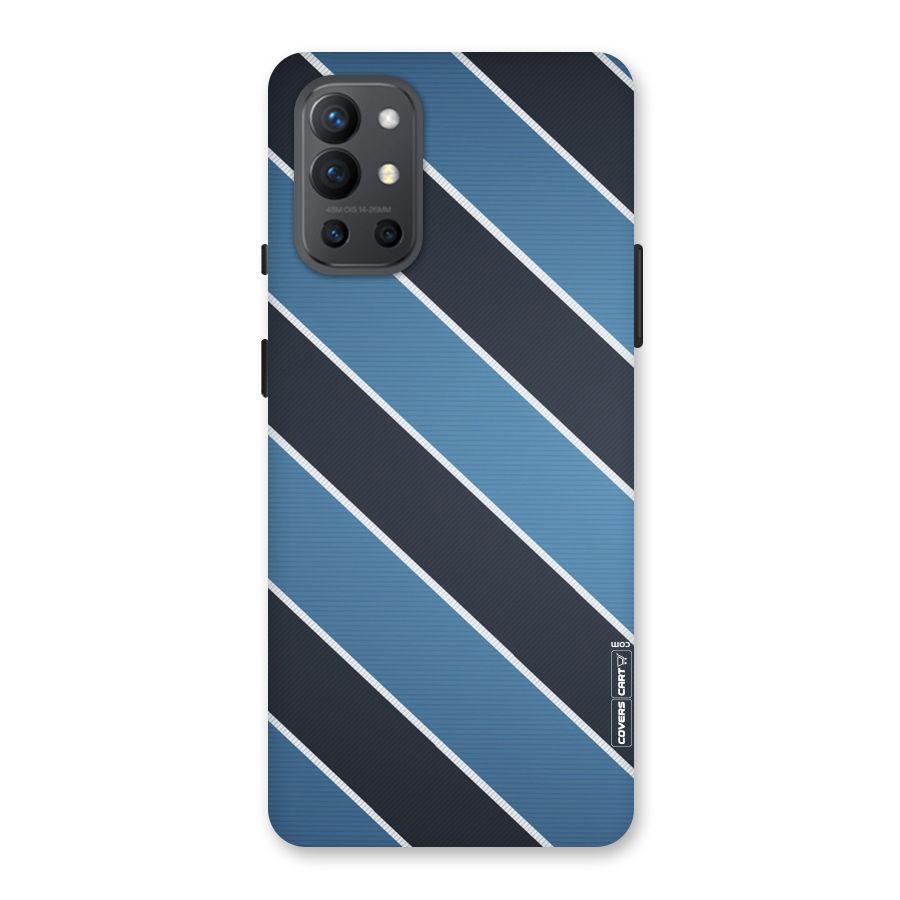 Blue Black Stripes Back Case for OnePlus 9R