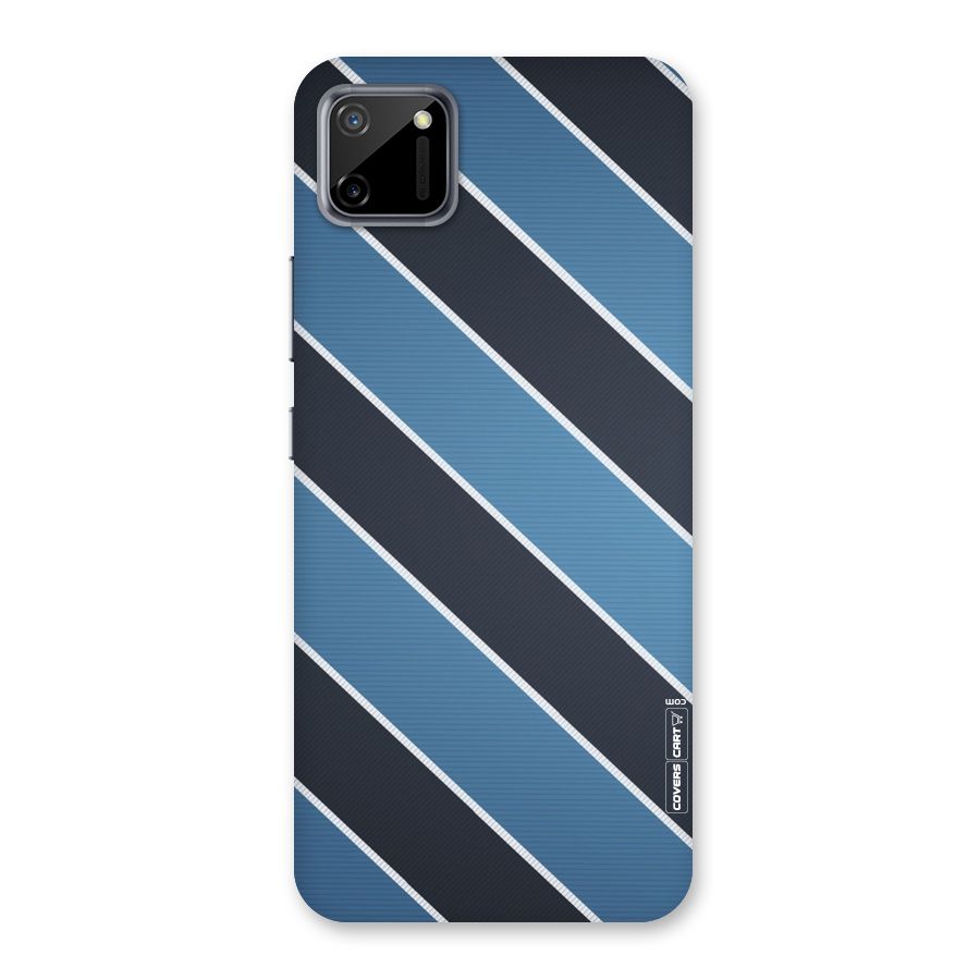 Blue Black Stripes Back Case for Realme C11