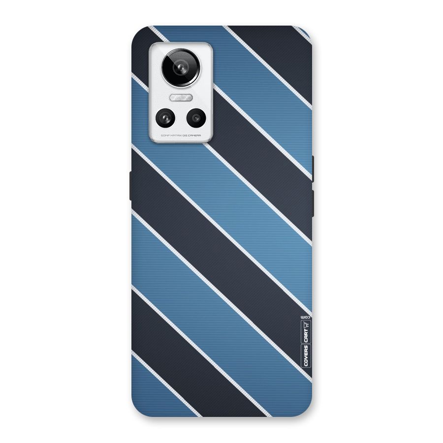 Blue Black Stripes Back Case for Realme GT Neo 3