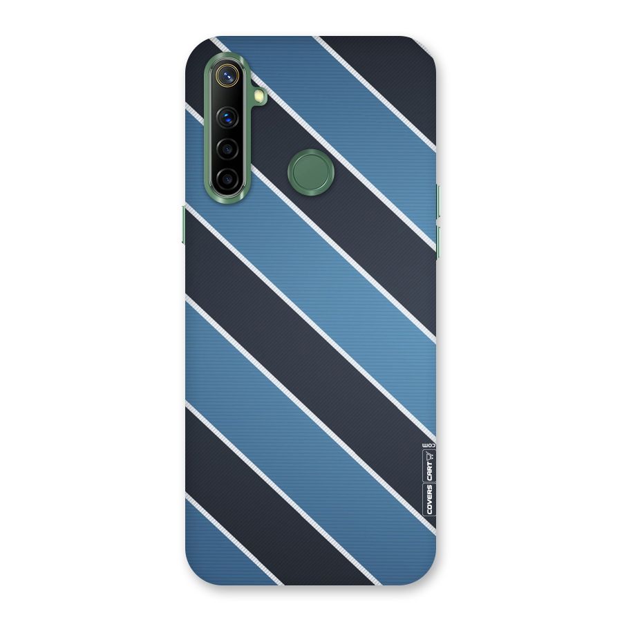 Blue Black Stripes Back Case for Realme Narzo 10