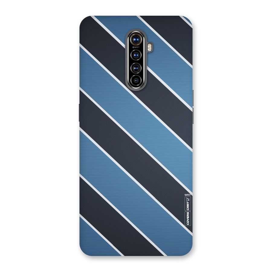 Blue Black Stripes Back Case for Realme X2 Pro