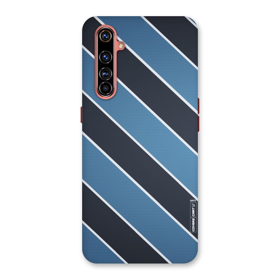 Blue Black Stripes Back Case for Realme X50 Pro
