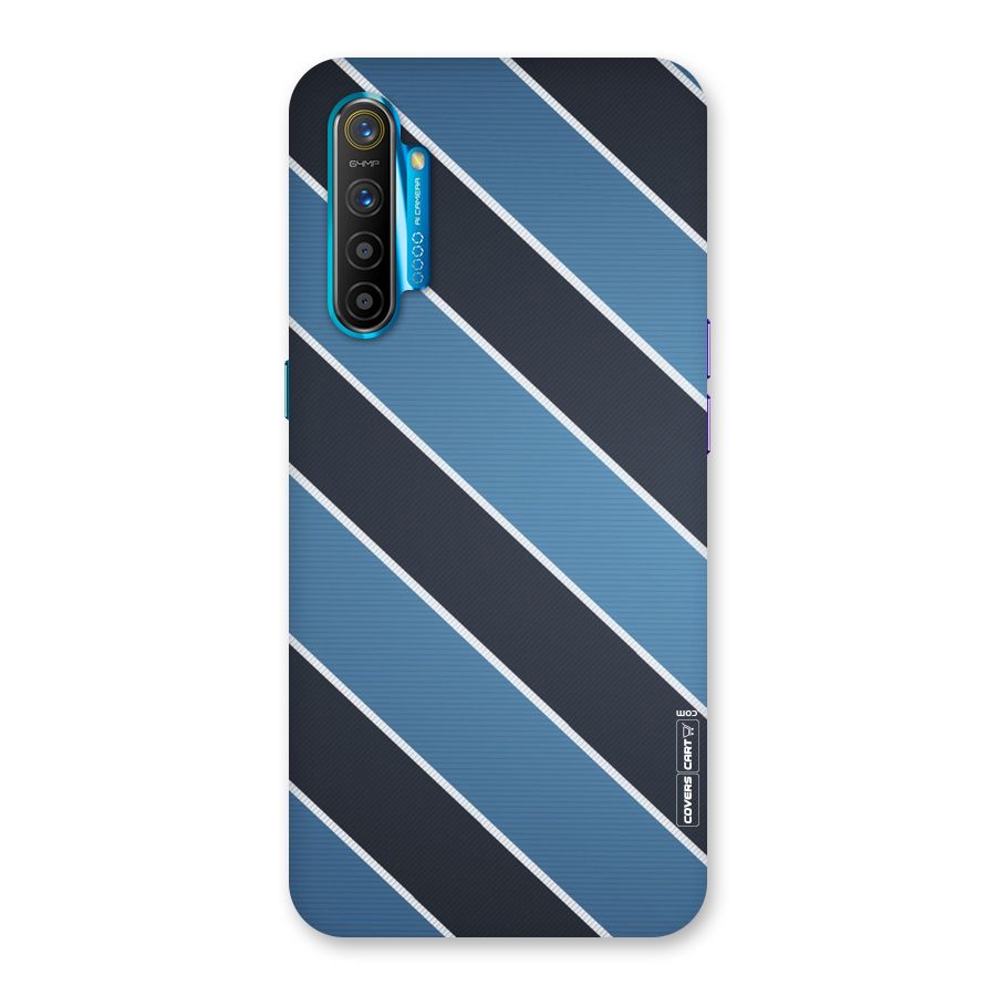 Blue Black Stripes Back Case for Realme XT