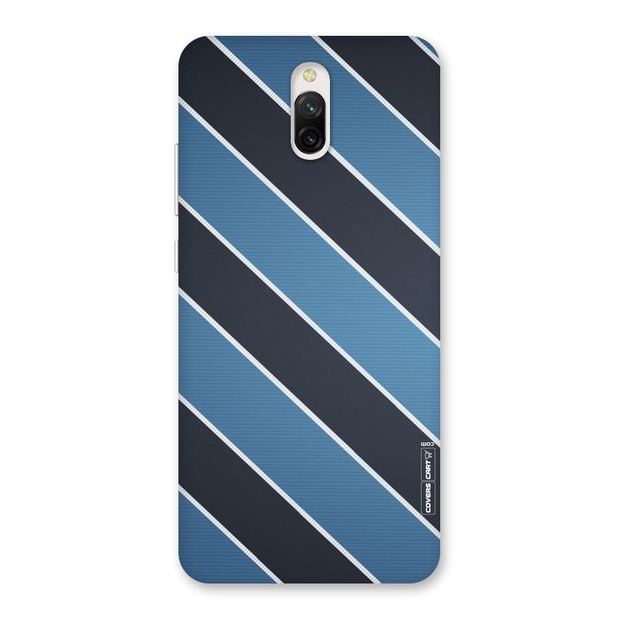 Blue Black Stripes Back Case for Redmi 8A Dual