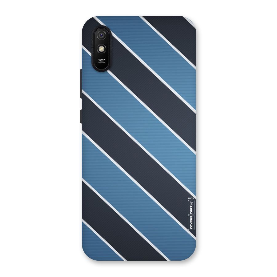 Blue Black Stripes Back Case for Redmi 9A