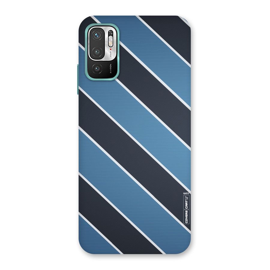 Blue Black Stripes Back Case for Redmi Note 10T 5G