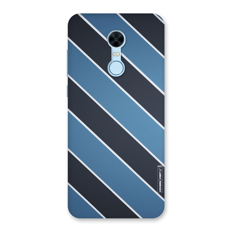 Blue Black Stripes Back Case for Redmi Note 5
