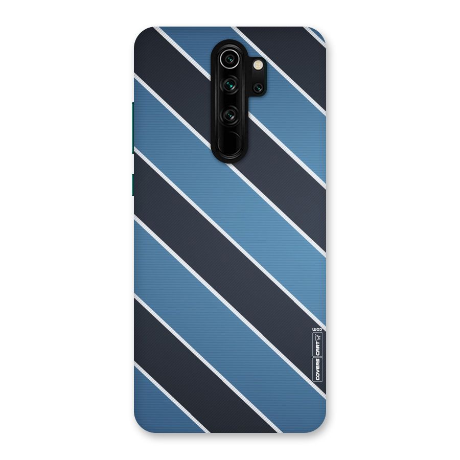 Blue Black Stripes Back Case for Redmi Note 8 Pro