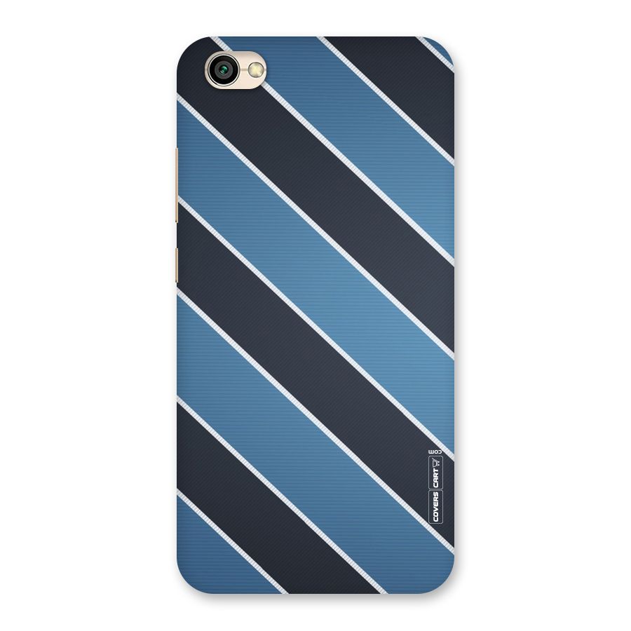 Blue Black Stripes Back Case for Redmi Y1 Lite