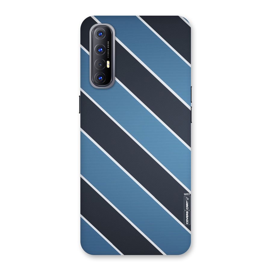 Blue Black Stripes Back Case for Reno3 Pro
