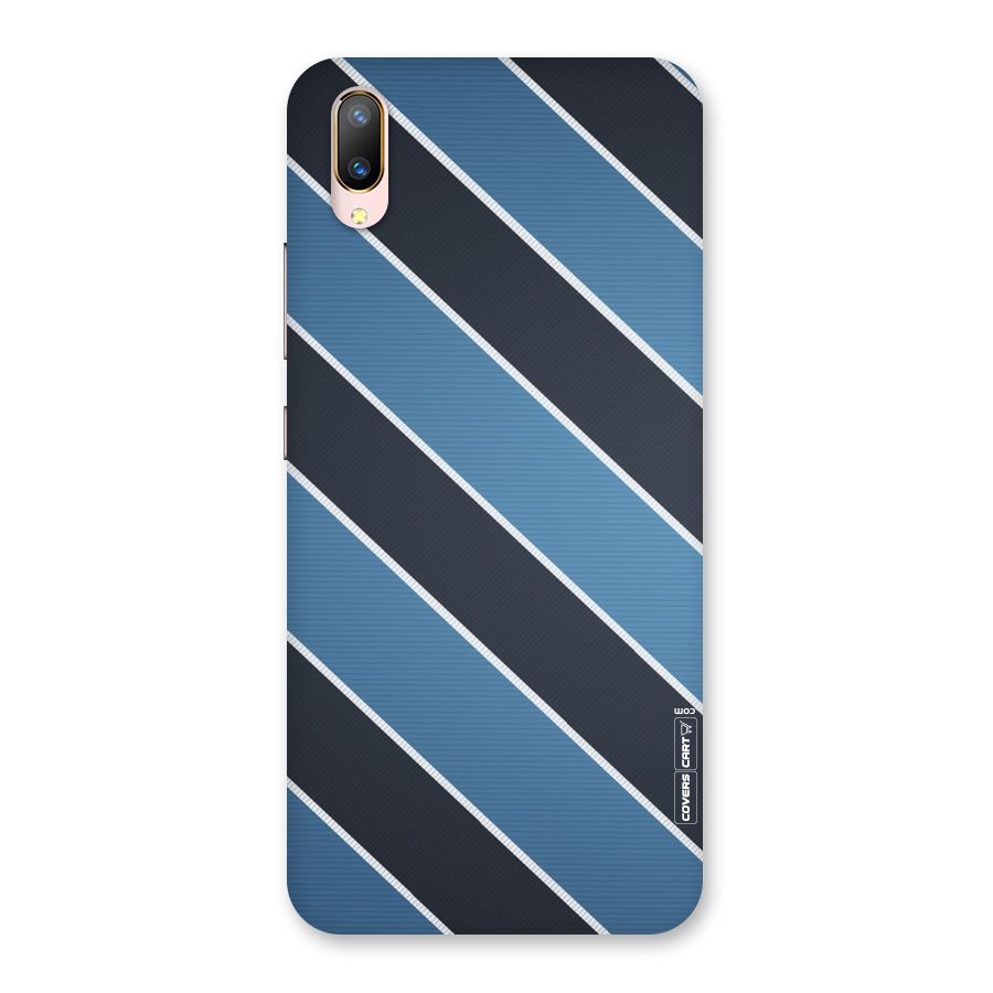 Blue Black Stripes Back Case for Vivo V11 Pro