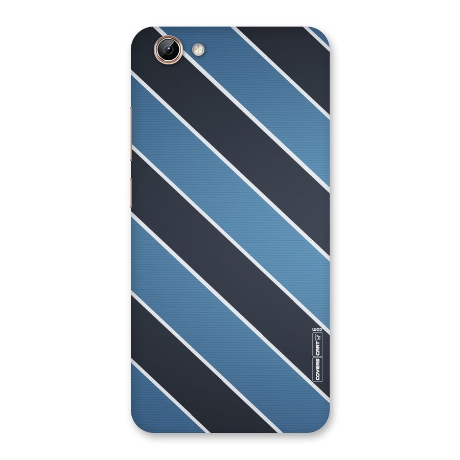 Blue Black Stripes Back Case for Vivo Y71