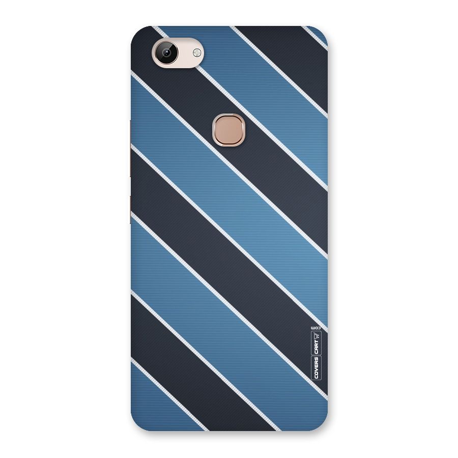 Blue Black Stripes Back Case for Vivo Y83