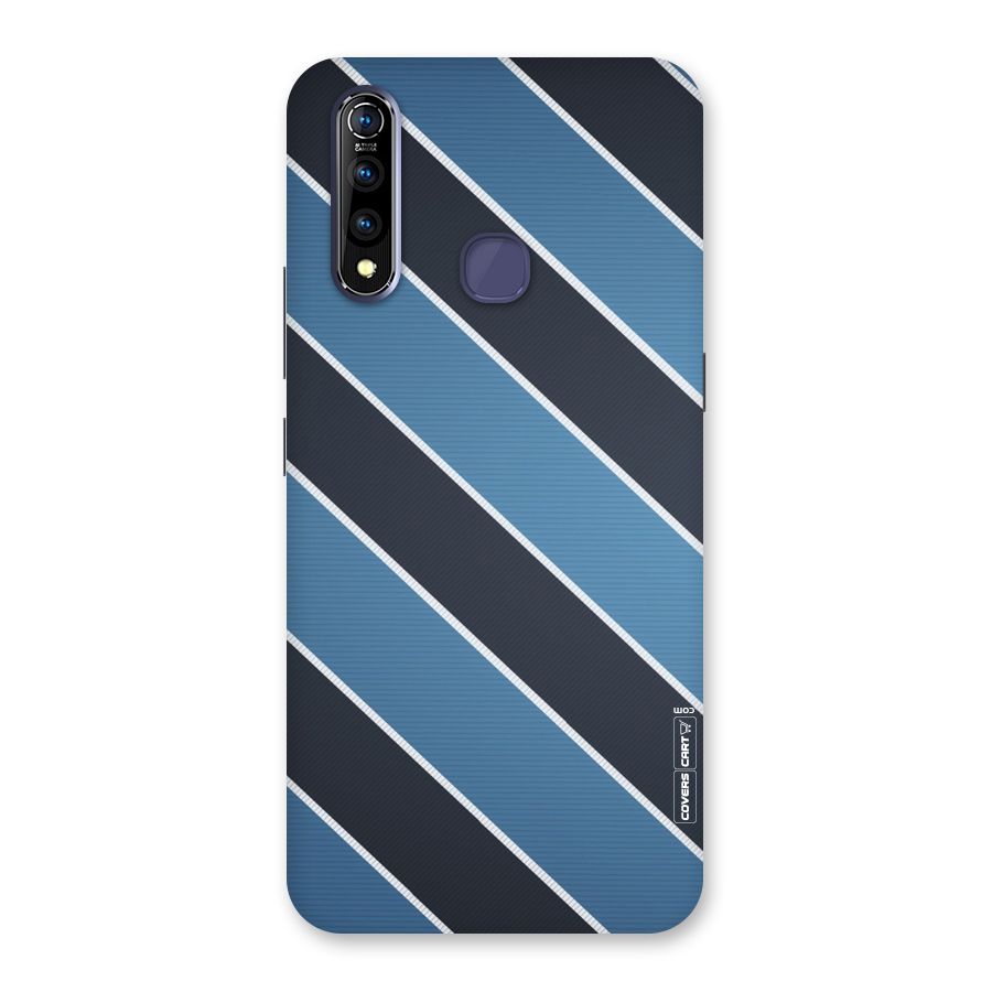 Blue Black Stripes Back Case for Vivo Z1 Pro