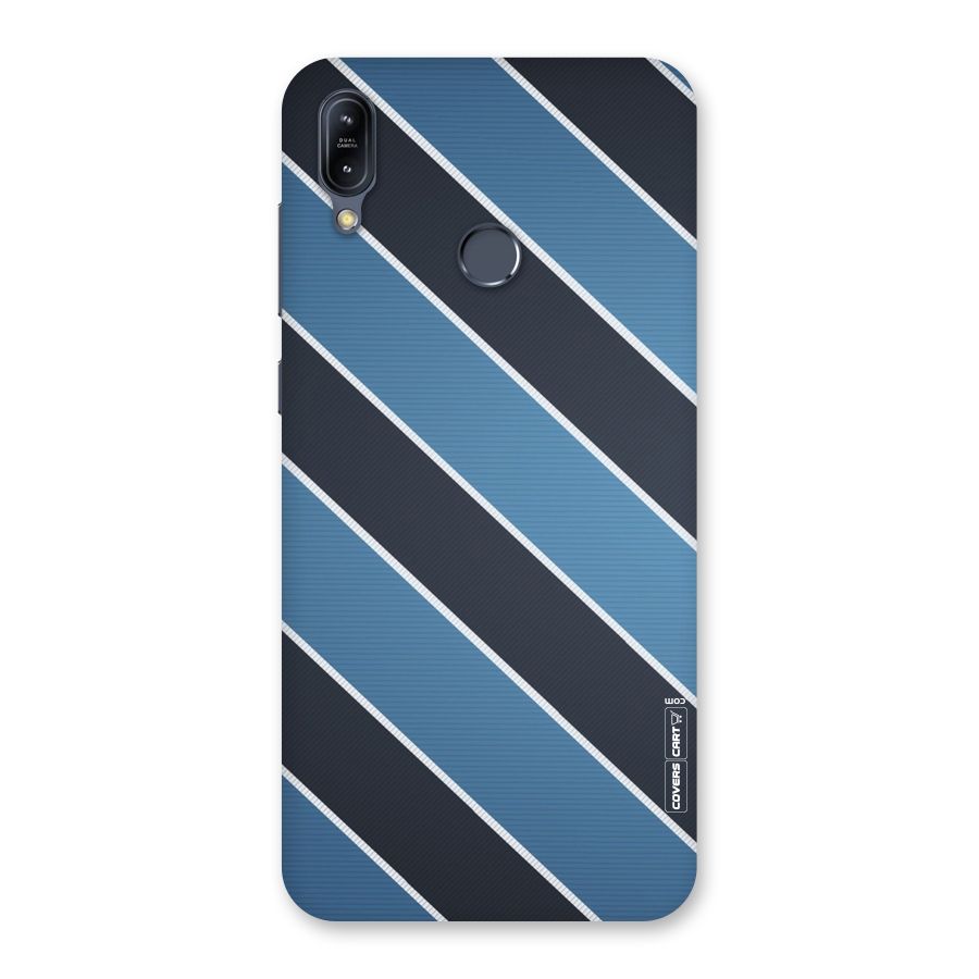 Blue Black Stripes Back Case for Zenfone Max M2