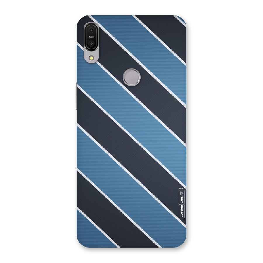 Blue Black Stripes Back Case for Zenfone Max Pro M1