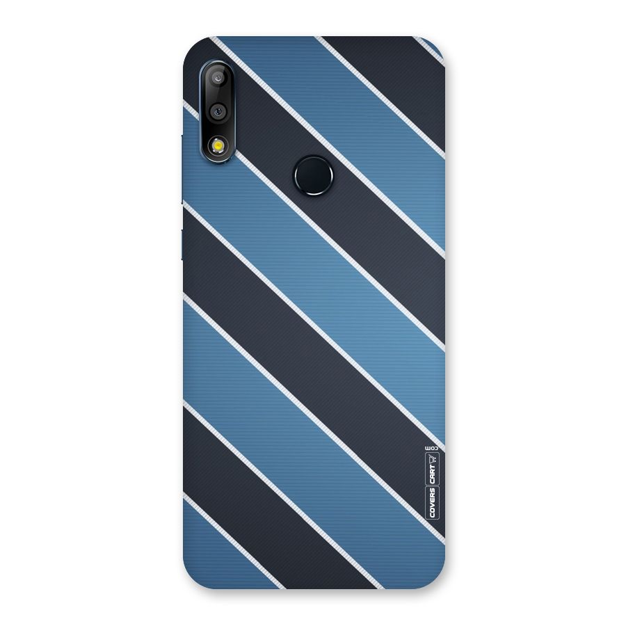 Blue Black Stripes Back Case for Zenfone Max Pro M2