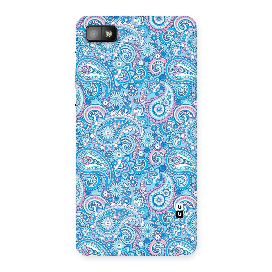Blue Block Pattern Back Case for Blackberry Z10