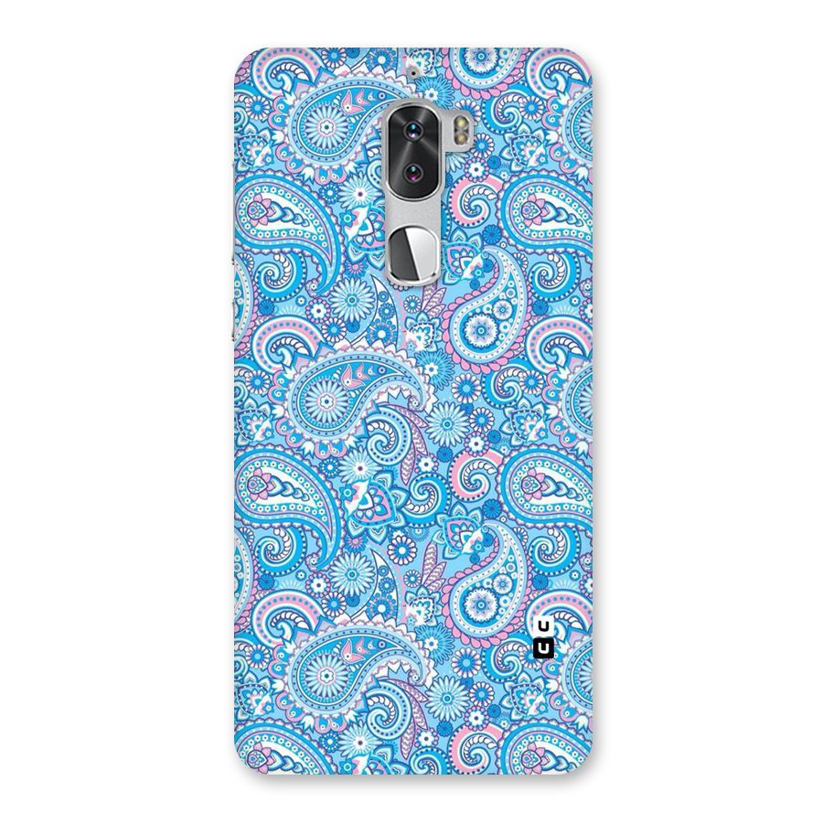 Blue Block Pattern Back Case for Coolpad Cool 1