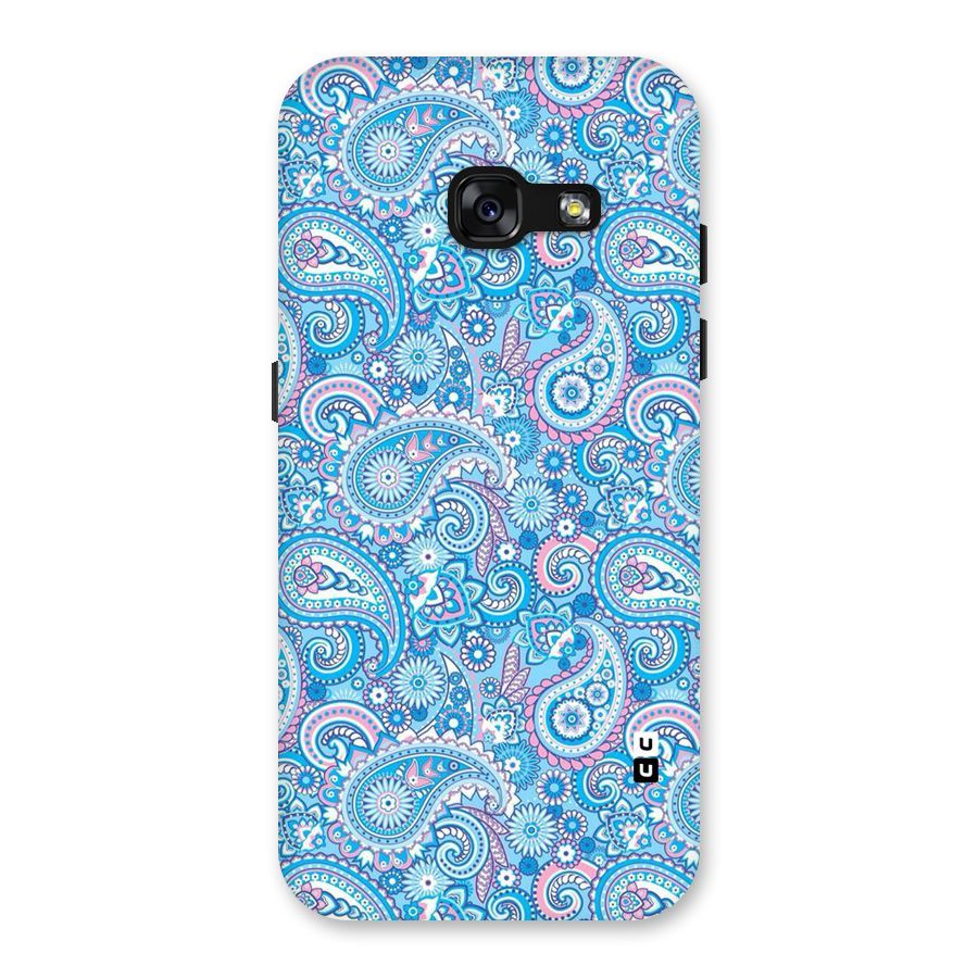 Blue Block Pattern Back Case for Galaxy A3 (2017)