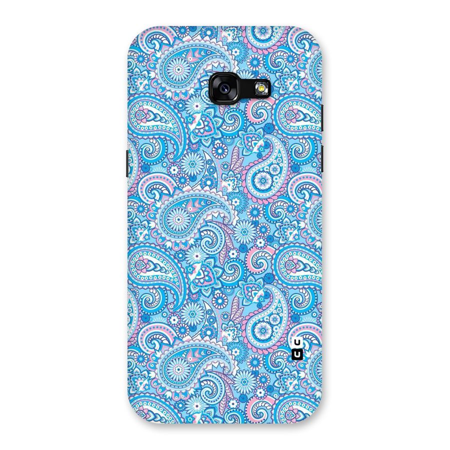 Blue Block Pattern Back Case for Galaxy A5 2017