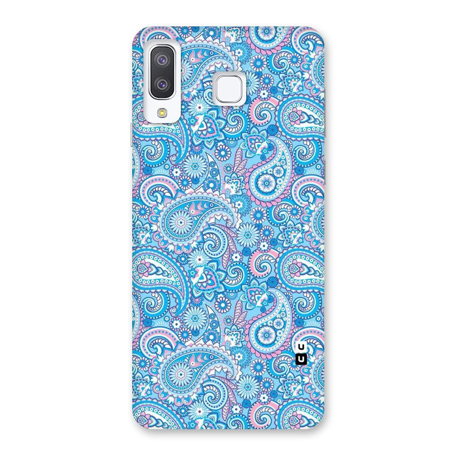 Blue Block Pattern Back Case for Galaxy A8 Star