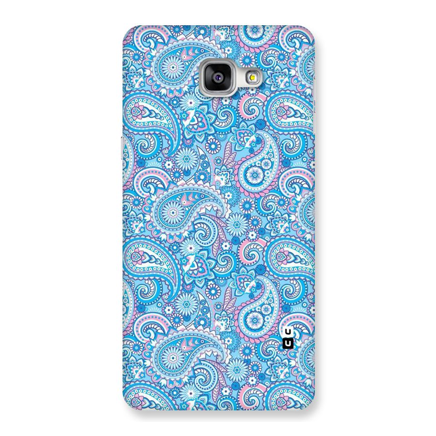 Blue Block Pattern Back Case for Galaxy A9