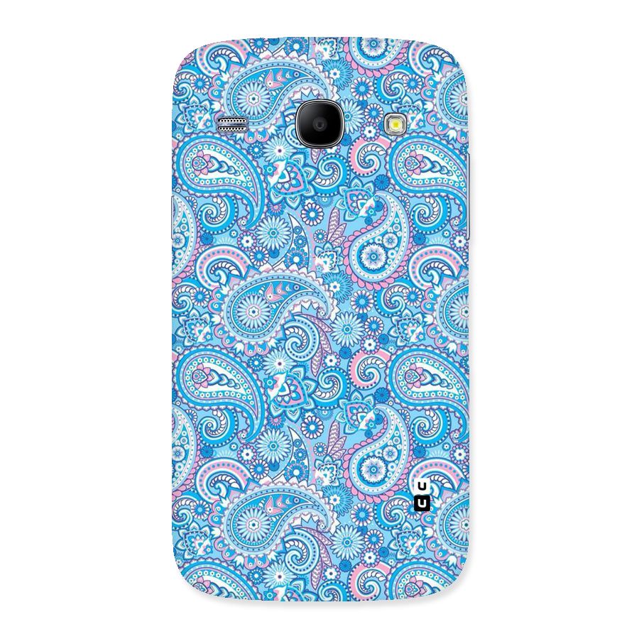 Blue Block Pattern Back Case for Galaxy Core
