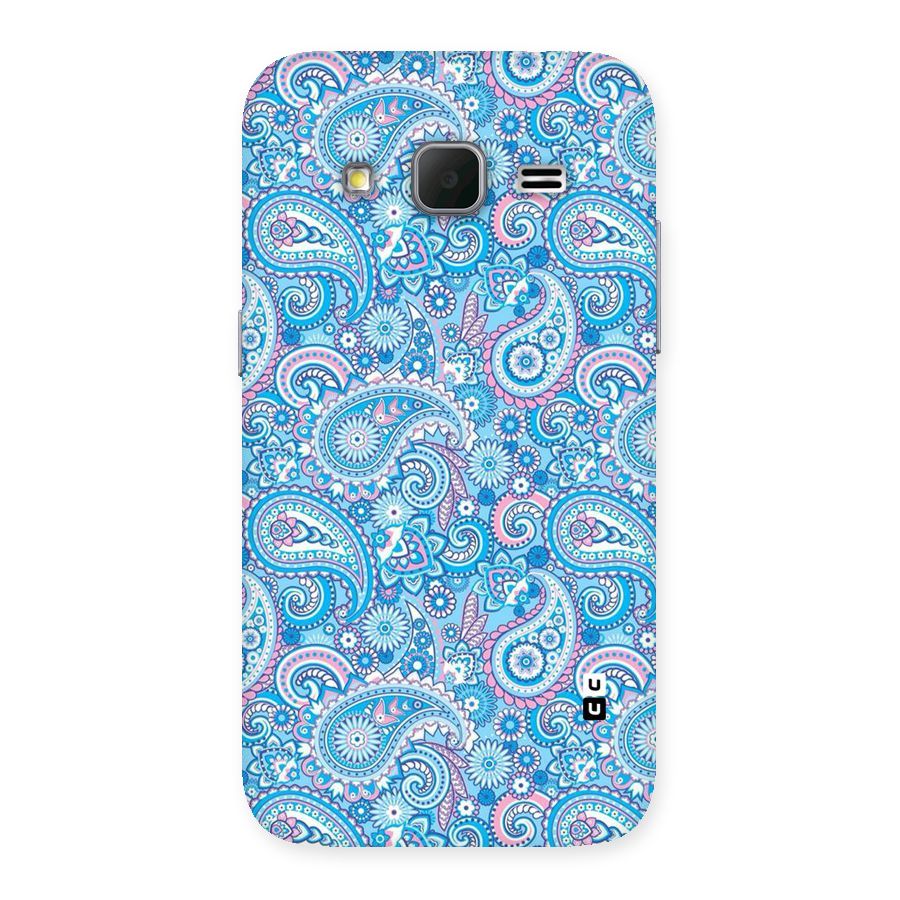 Blue Block Pattern Back Case for Galaxy Core Prime