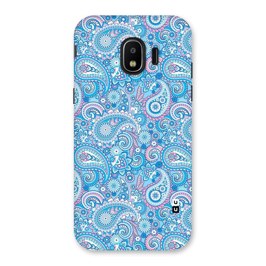 Blue Block Pattern Back Case for Galaxy J2 Pro 2018