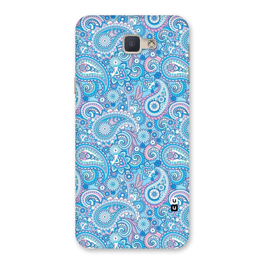 Blue Block Pattern Back Case for Galaxy J5 Prime