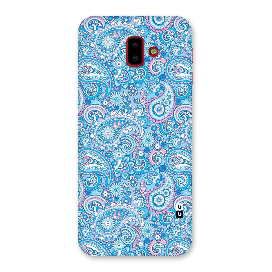 Blue Block Pattern Back Case for Galaxy J6 Plus