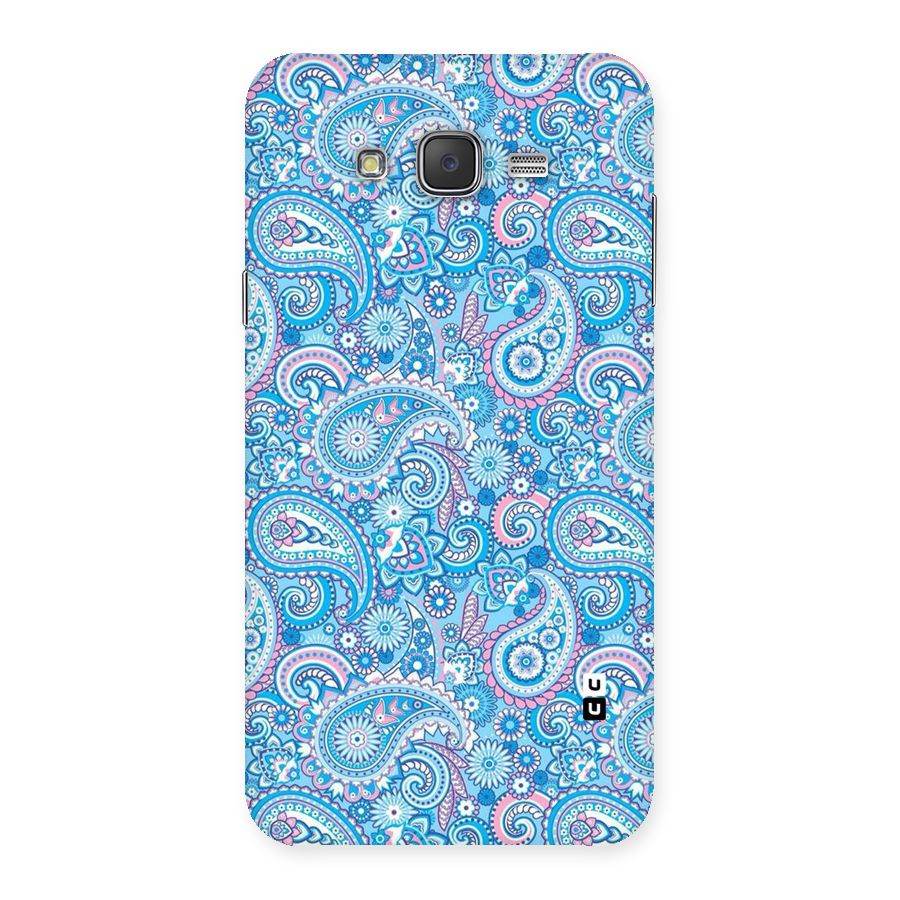 Blue Block Pattern Back Case for Galaxy J7