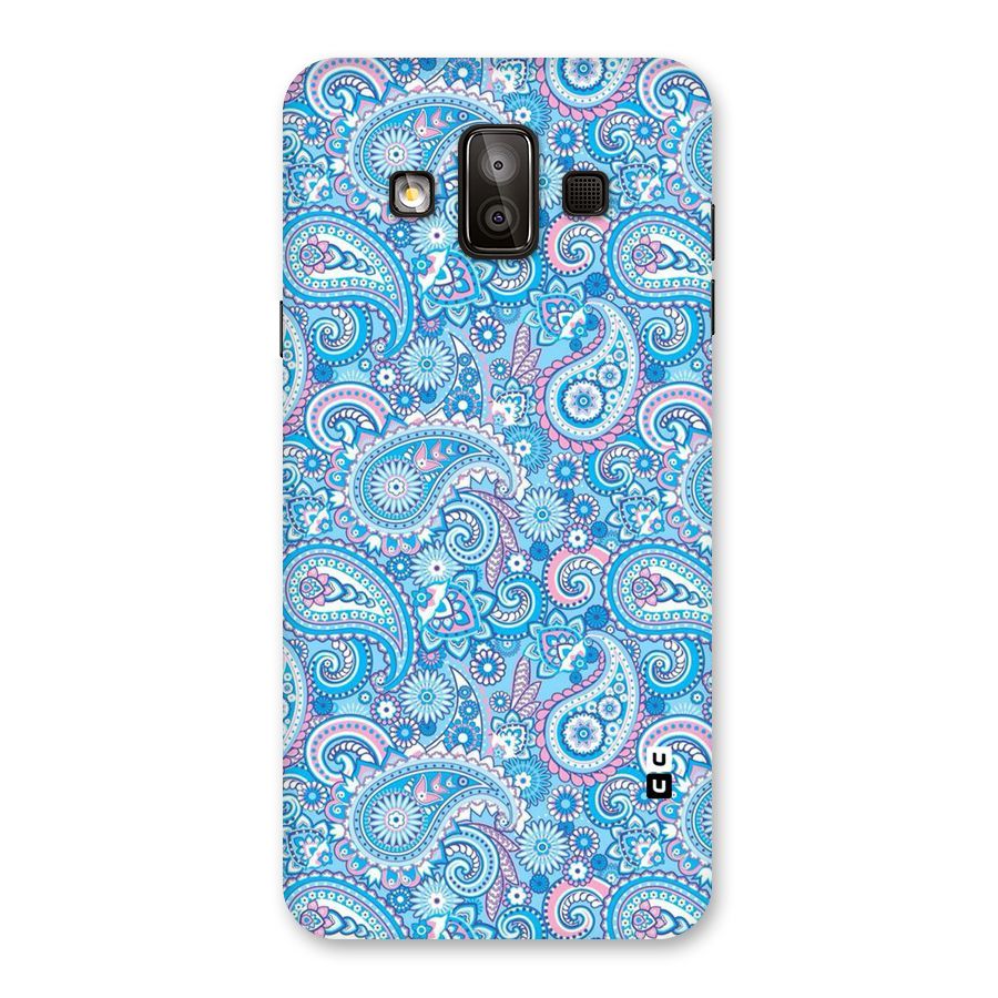 Blue Block Pattern Back Case for Galaxy J7 Duo