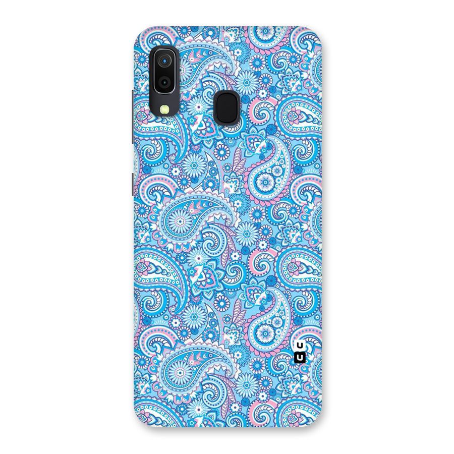 Blue Block Pattern Back Case for Galaxy M10s