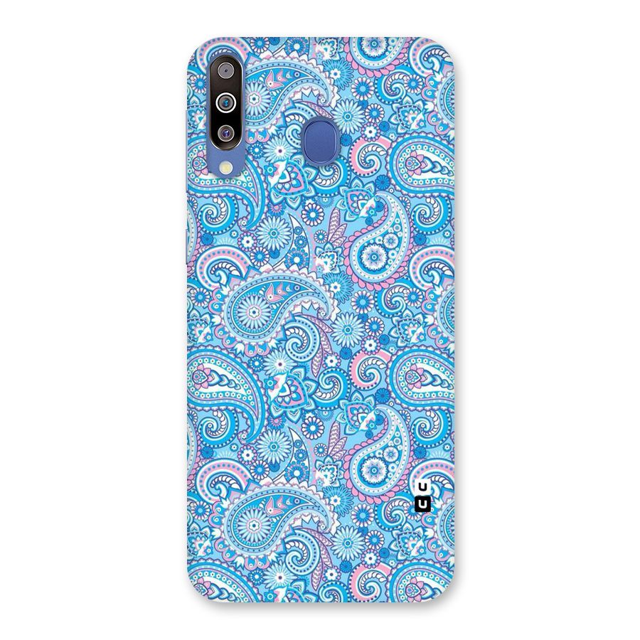 Blue Block Pattern Back Case for Galaxy M30