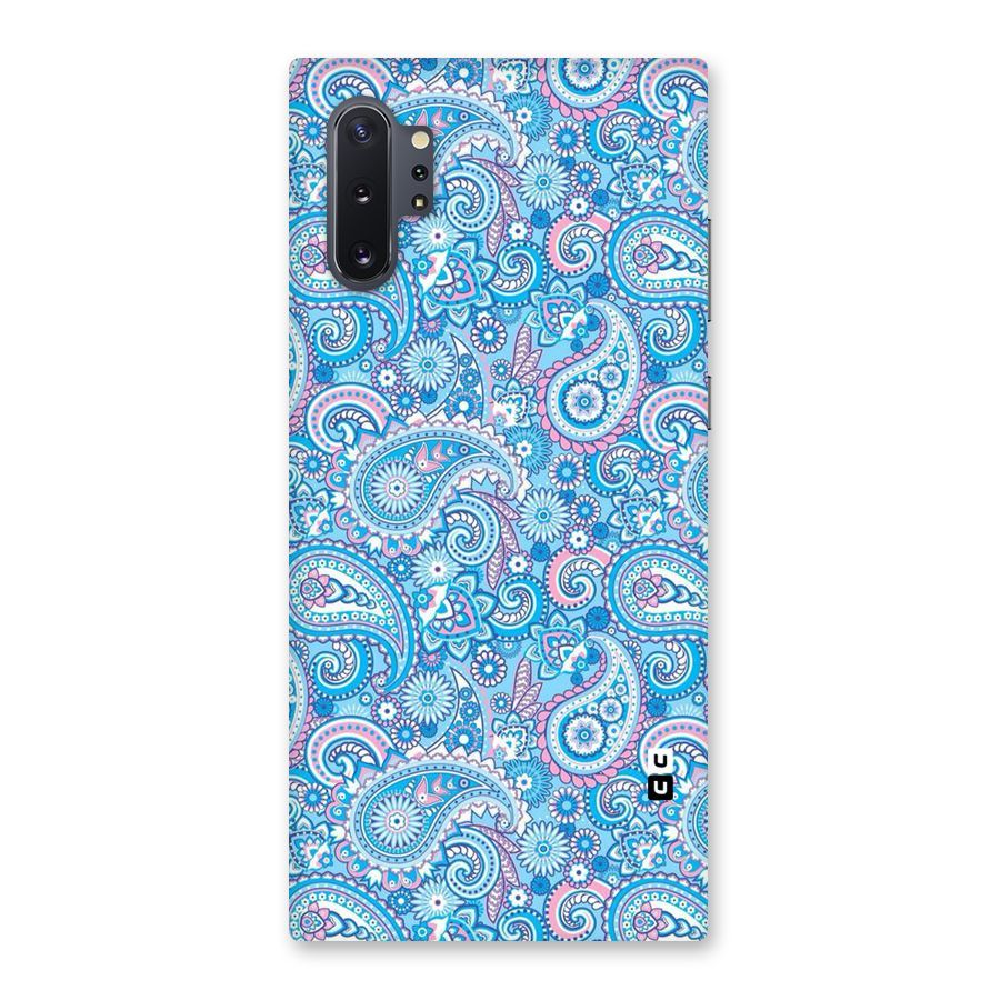 Blue Block Pattern Back Case for Galaxy Note 10 Plus