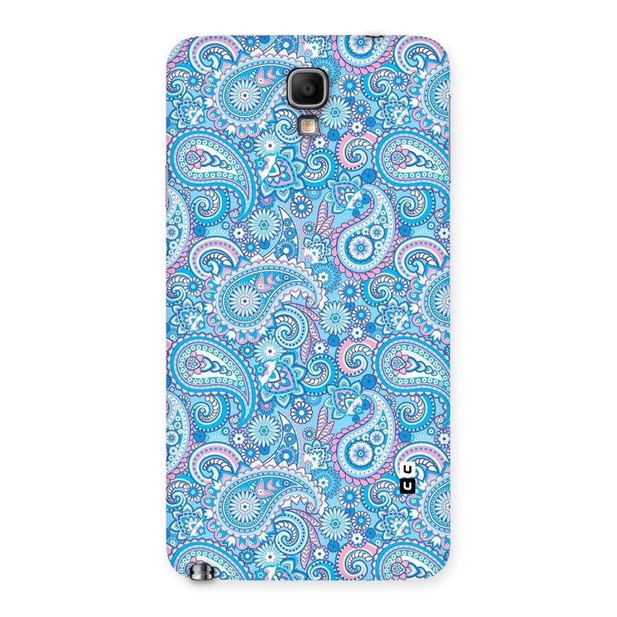 Blue Block Pattern Back Case for Galaxy Note 3 Neo