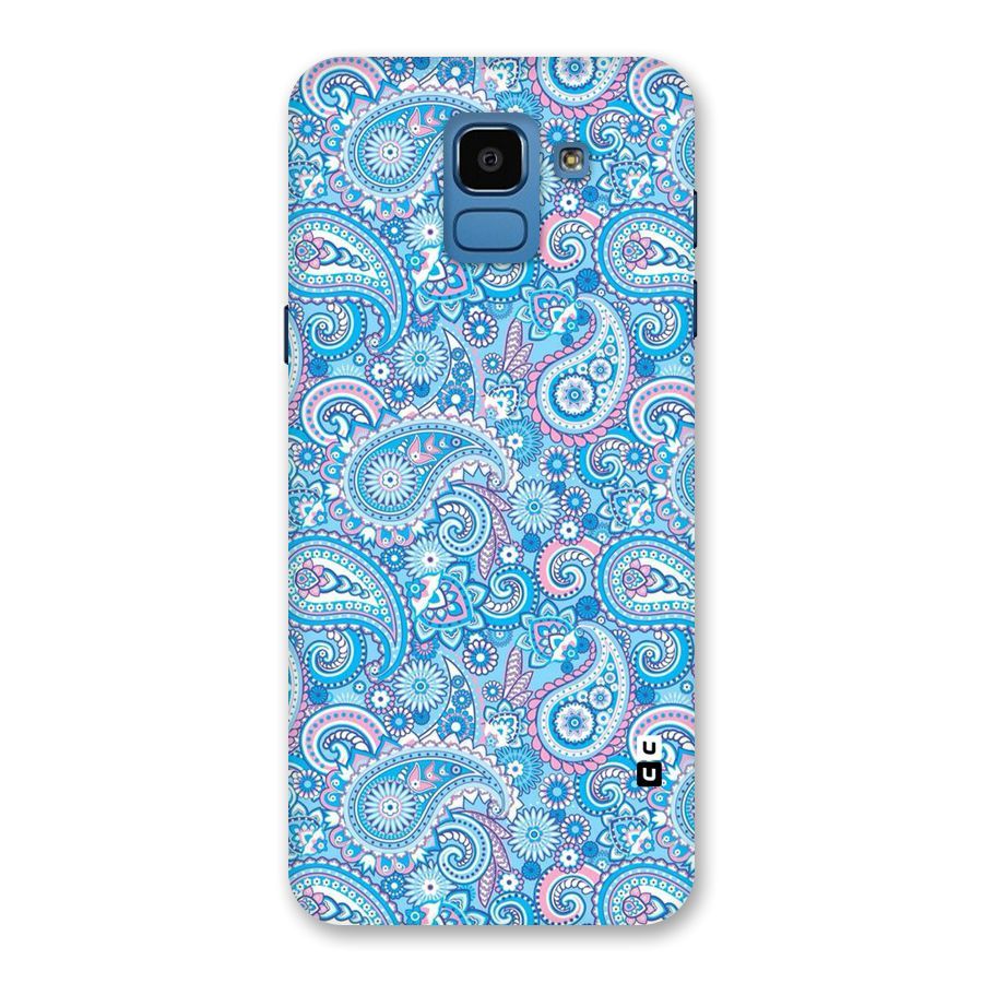 Blue Block Pattern Back Case for Galaxy On6