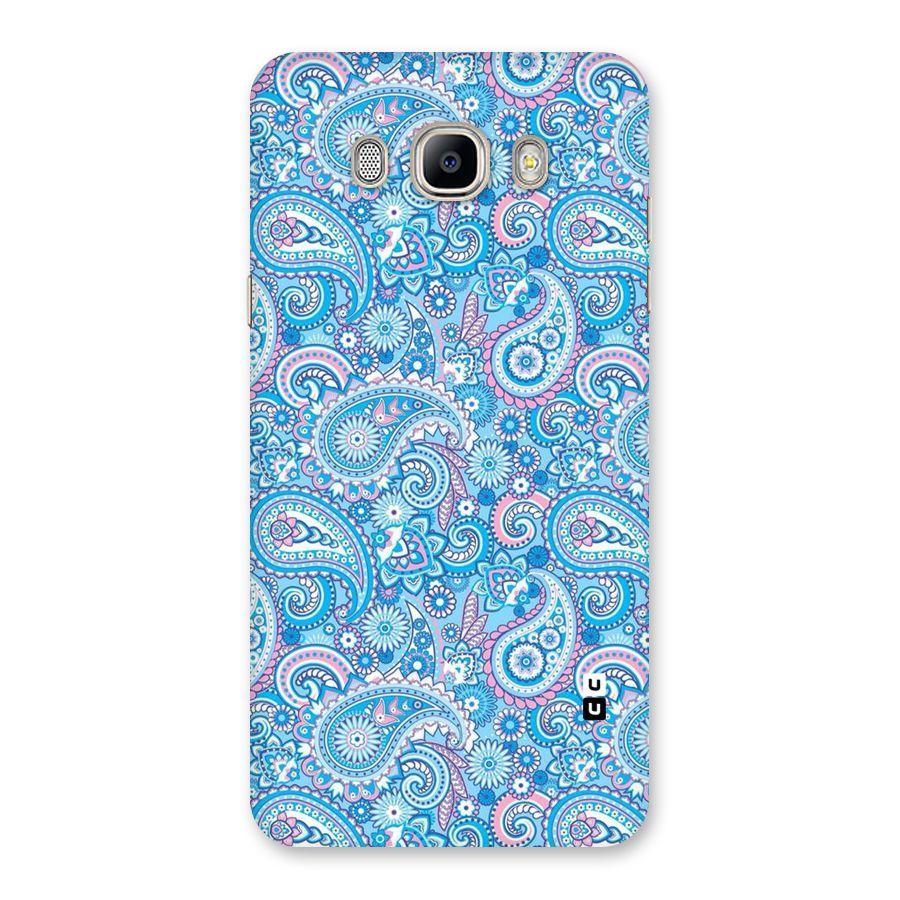 Blue Block Pattern Back Case for Galaxy On8