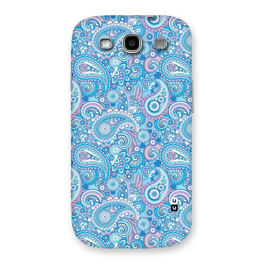 Blue Block Pattern Back Case for Galaxy S3