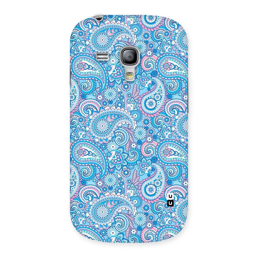 Blue Block Pattern Back Case for Galaxy S3 Mini