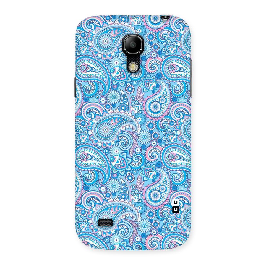 Blue Block Pattern Back Case for Galaxy S4 Mini