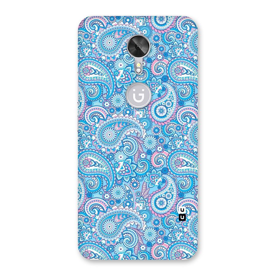 Blue Block Pattern Back Case for Gionee A1