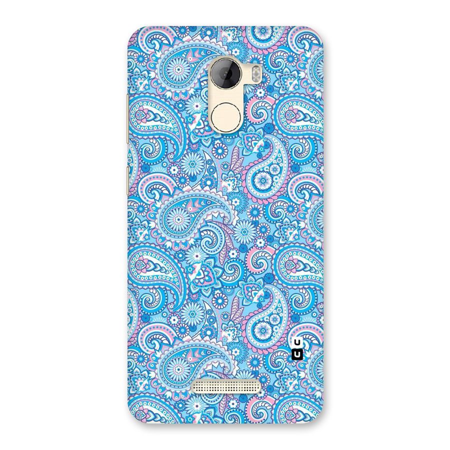 Blue Block Pattern Back Case for Gionee A1 LIte